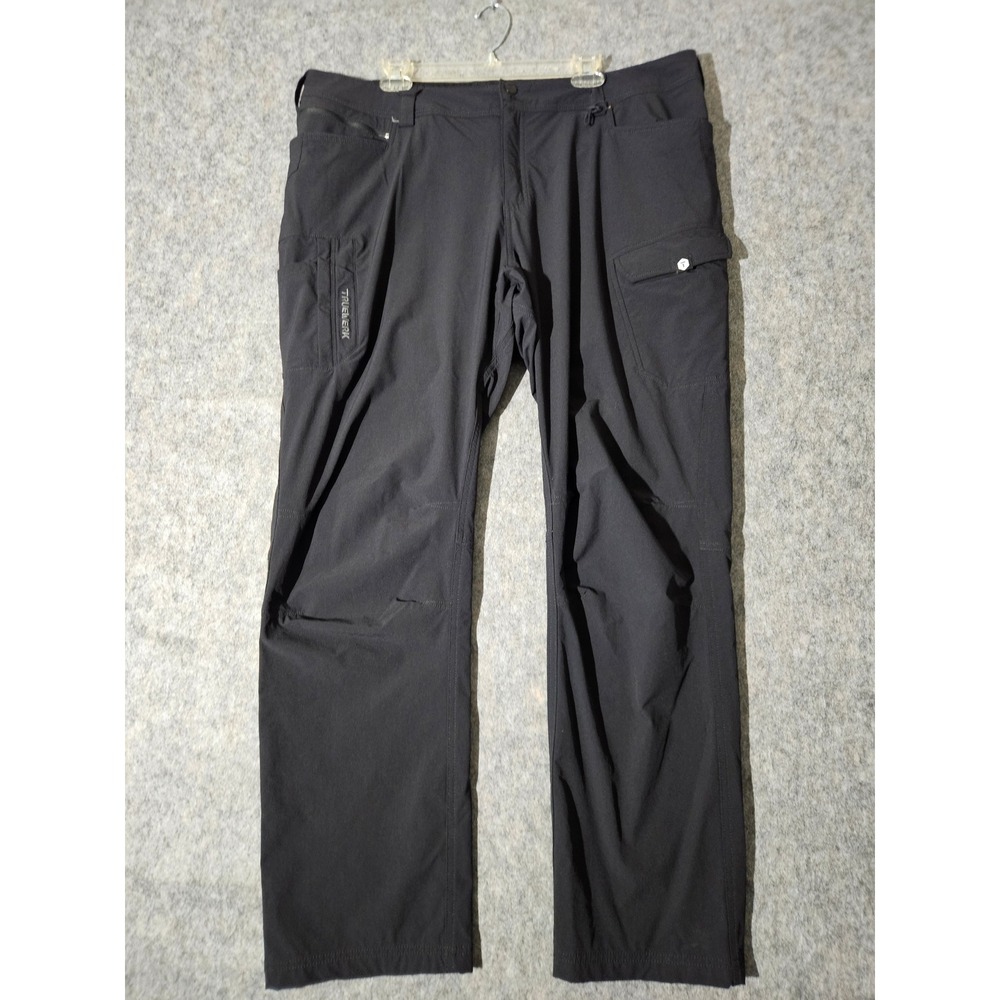 Truewerk T1 Werkpant Mens 42x32 Black Technical Workwear Stretch Cargo Pants